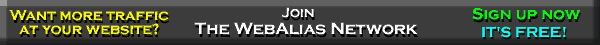 Learn about all the great benefits of a FREE membership in The WebAlias Network